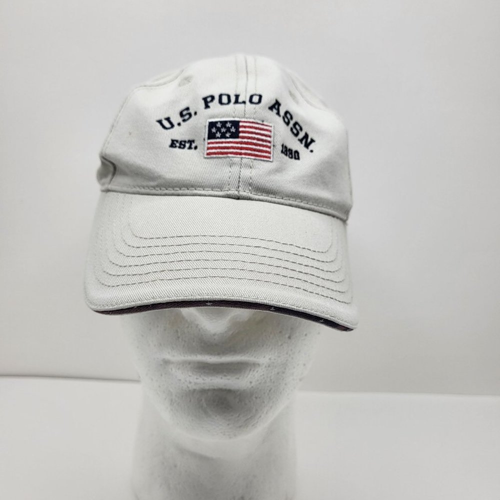 U.S.‎ Polo Association Youth Adjustable Strapback Hat Cap Tan